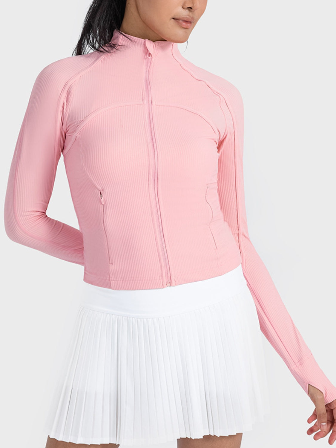 Zip-Up Gym Girl Jacket