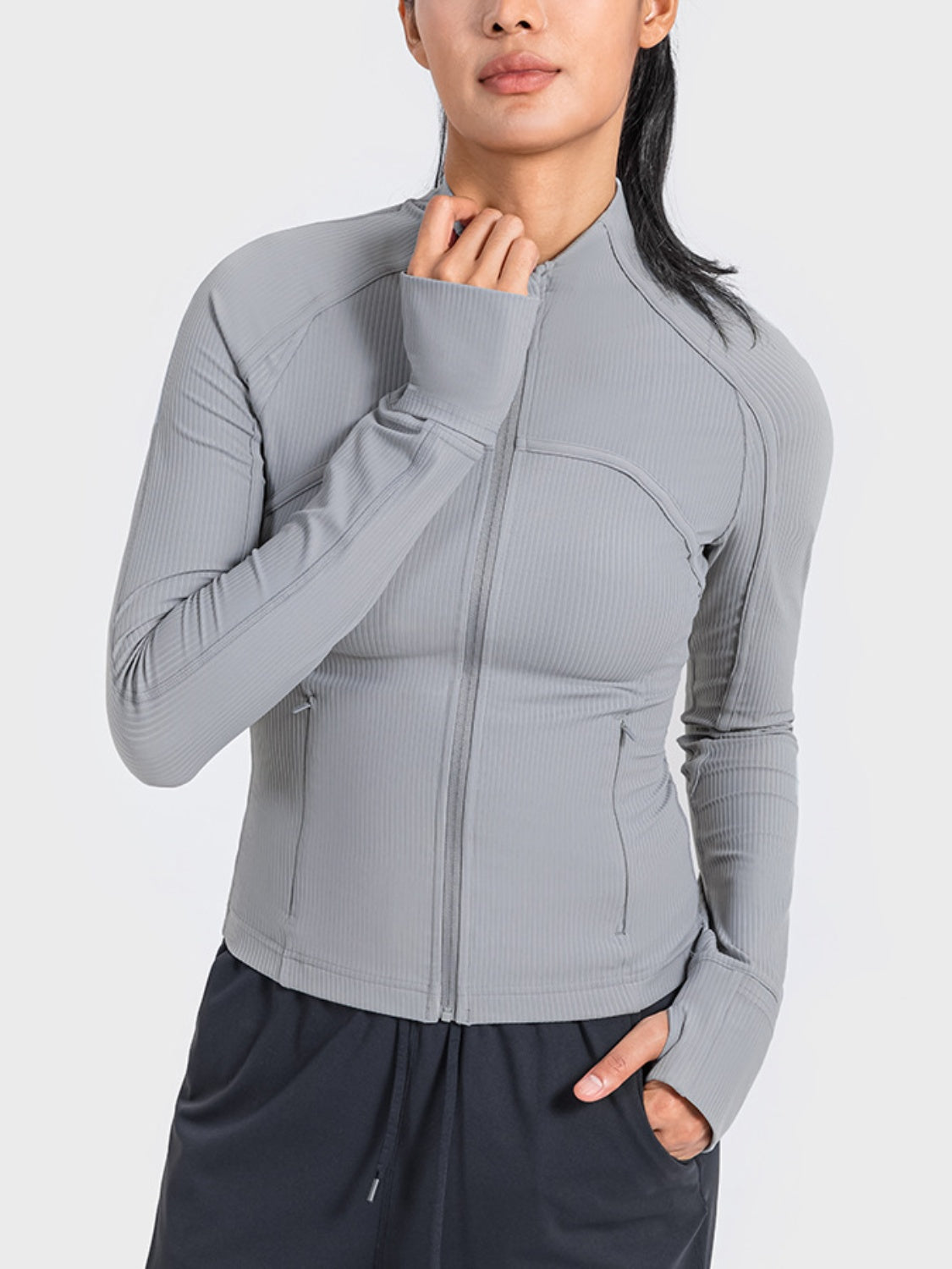 Zip-Up Gym Girl Jacket