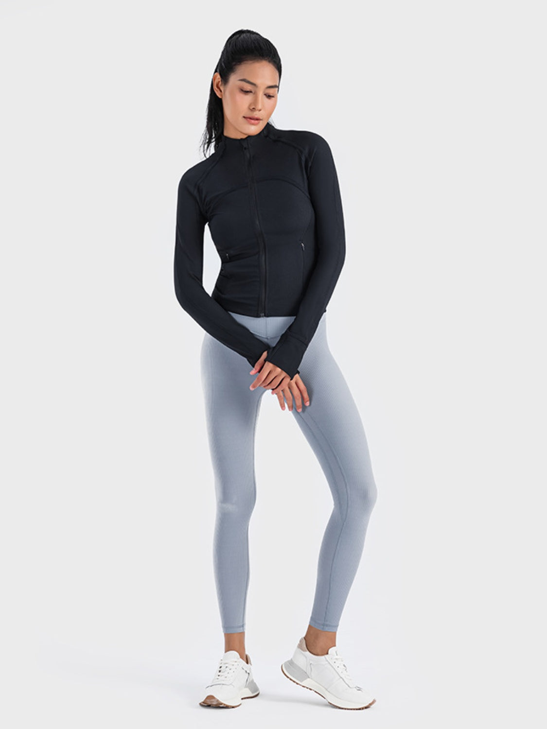 Zip-Up Gym Girl Jacket