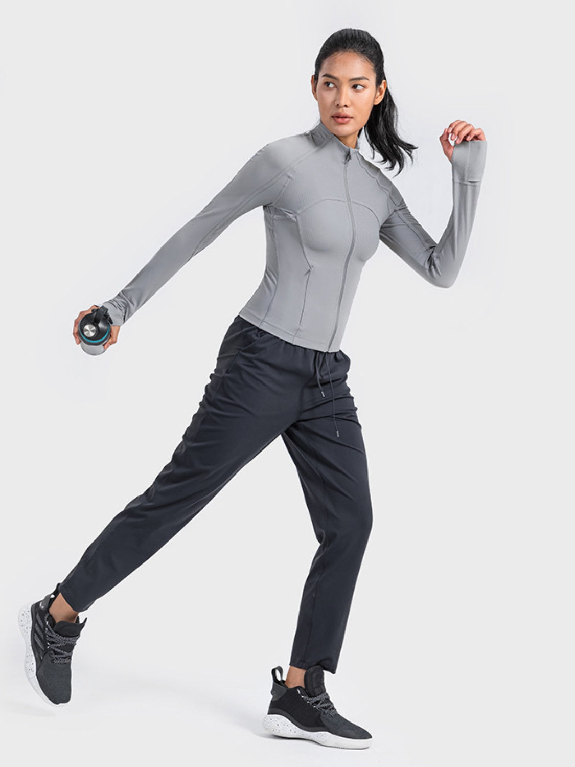 Zip-Up Gym Girl Jacket