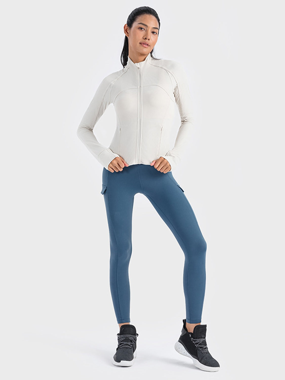 Zip-Up Gym Girl Jacket