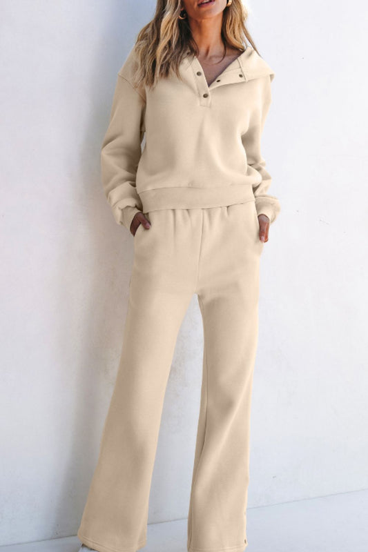 Cream Athleisure Set