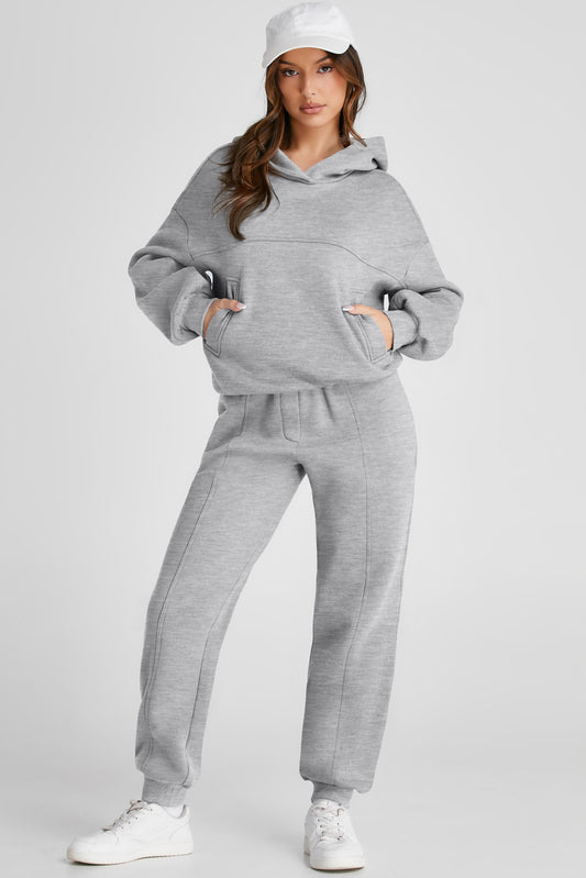 Dropped Shoulder Athleisure Set