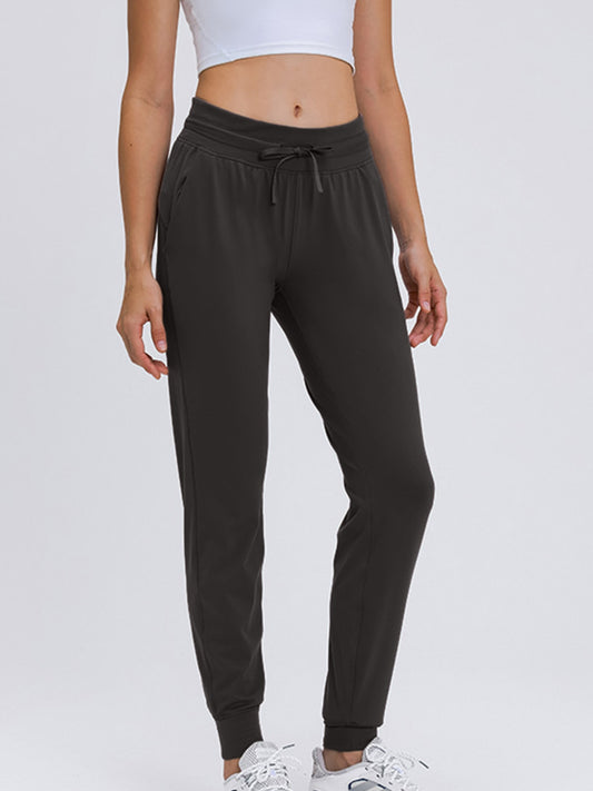 Tie Waist with Pockets Joggers
