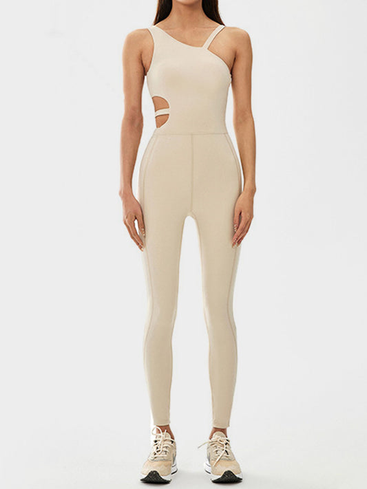 Cutout Asymmetrical Jumpsuit