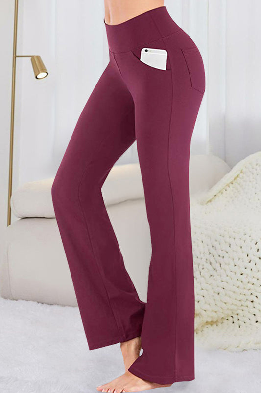 Flare Back Pocket Leggings
