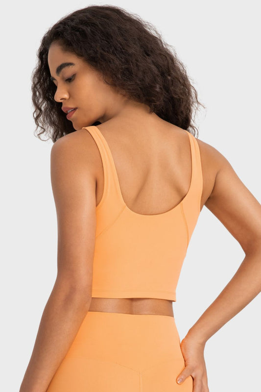 Cropped Sports Bra Top